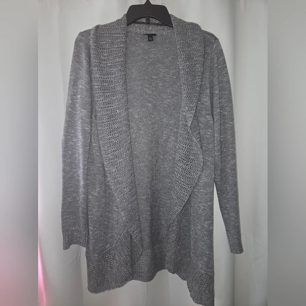 Torrid Heather Gray Knit Cardigan - Picture 1 of 4